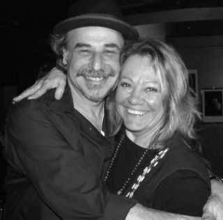 Me'n the missus at my CD Release party.
