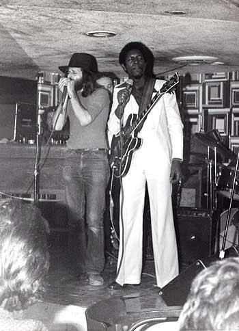Sitting in with Luther Allison. I was still in my twenties here.
