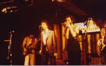 Playing the legendary El Mocambo with Mondo Combo back in the seventies.
