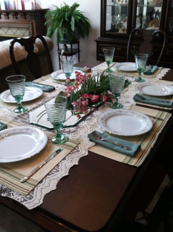 Spring Table setting
