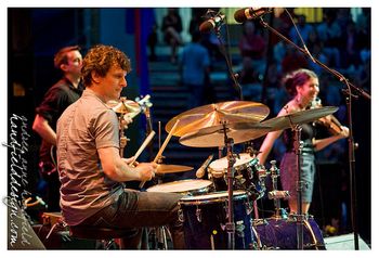 Montreal Jazz Festival - with Briga on the right of the image
