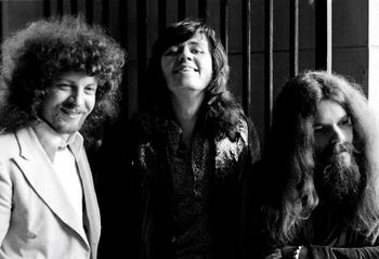 Nice relaxed shot of ELO's founding three.

