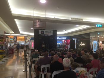 Wal at the Tamworth Shopping World, for Tamworth Country Music Festival 2017
