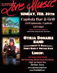 Sunday Funday with the Otilia Donaire Band with special guest, Rich Armstong! 