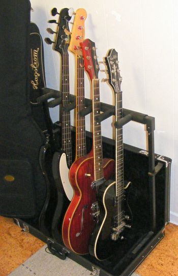 Some of the guitars

