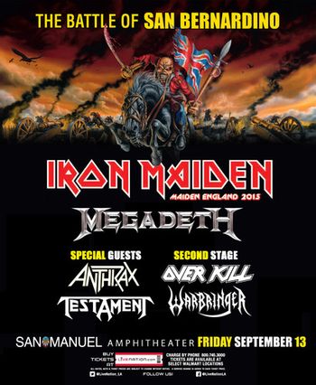 Iron Maiden - San Manuel Amphitheatre - San Bernardino, CA - Sept. 13, 2013
