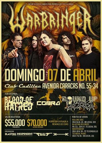 Club Cadillac - Bogota Colombia - April 7, 2013
