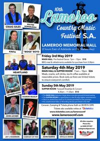 10th LAMEROO Country Music Festival SA