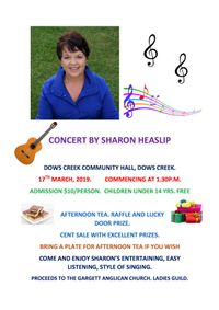 Sharon Heaslip Fundraiser Concert & Afternoon Tea