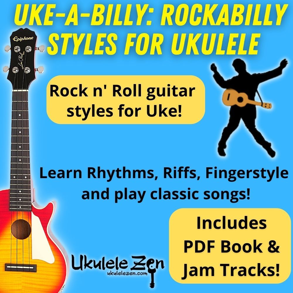 Ukulele Lessons Rock N Roll, Beatles Chuck Berry Jake Shimbukuro Easy Uke Tutorial
