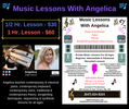 Music Lessons With Angelica - 1/2 hr. lesson