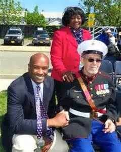 Dad was Grand Marshall of the Memorial Day Parade, 2013 with County Legislator Kevan Abrahams and Councilwoman Dorothy Goosby
