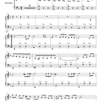 "Speranze Perdute" (accordion EASY) by Sheet Music You