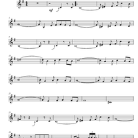 "La Petite Fleur" (alto sax EASY) by "Sheet Music You"