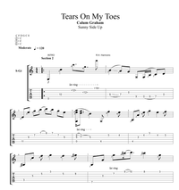 Tears on my toes - Guitar Transcription