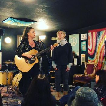 Harms w/ Noelle for Heather's Birthday (!), photo by Spring Willow Lee

