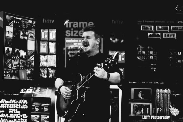 Performing live in store at HMV Leeds 