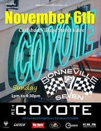 Bonneville 7 at Coyote Bar/ Carlsbad Village Street Faire