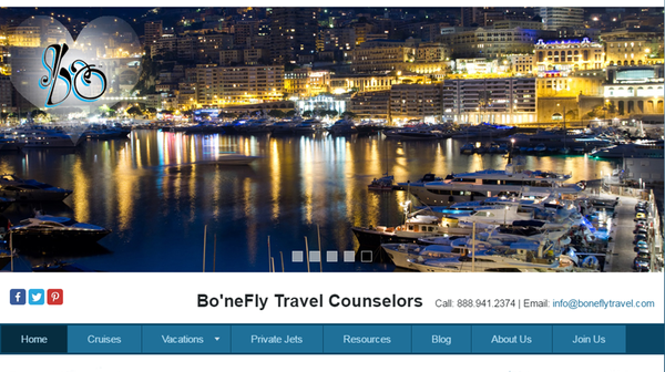 Are you travelling like a Super Star and need a Real Break? Be smart with your valuable time and contact Bo'neFly Travel Counselors today for global business and corporate destination management advisory planning. 
http://www.boneflytravel.com