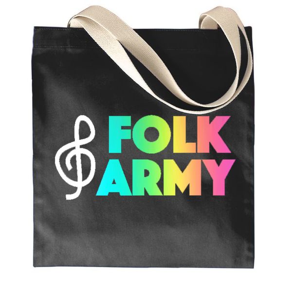 Folk Army Tote Bag - Rainbow