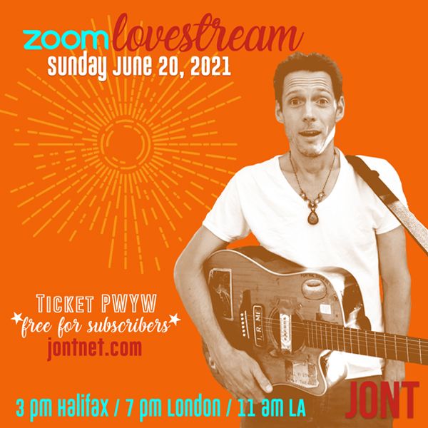 Jont - Zoom LOVEstream Sunday June 20, 2021