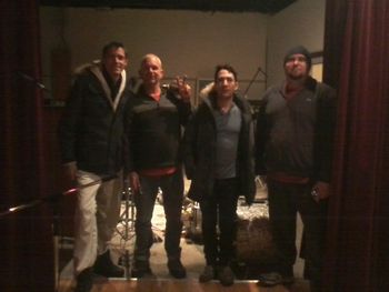Me bob max and john..... the line -up of the IP that recorded the beds in Montreal.
