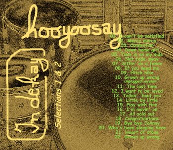 hooyoosay "In dekay" CD inlaycard
