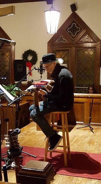 At work, the Old Church Concert Series--thanks to Mike Wilcox
