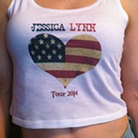 Official Jessica Lynn 2014 Tour Women's Crop Top Red