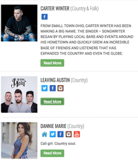 Dannie Marie opening for Carter Winter and Leaving Austin