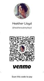 Scan w/ phone cam
Or CLICK FOR VENMO