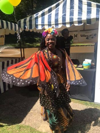 Storyteller at WRFG Butterfly Tales at Inman Park Festival
