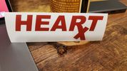 2020 Heart Pharmacy sticker, "The subtle Red" Decal Sticker