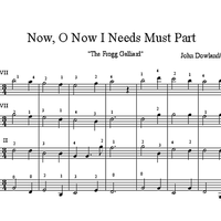 Now, O Now I Needs Must Part (The Frogg Galliard) Guitar Quartet