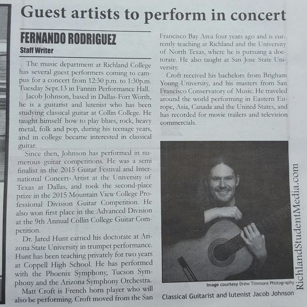 From the Richland Chronicle. Click the image to view the follow up article on the Richland Chronicle's website.