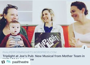 Greta Gertler Gold + Ally Collier, writers: Triplight in and interview with Parent Artist Advocacy League (USA)  on motherhood and composition

