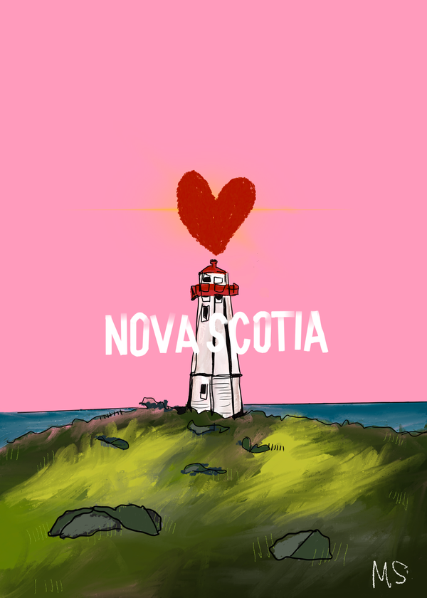16" X 20" We Love You, Nova Scotia Signed Limited Edition Print