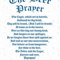 Beer Prayer poster