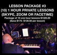 Package 3 (10 one hour private lessons via Skype/Zoom/Facetime)