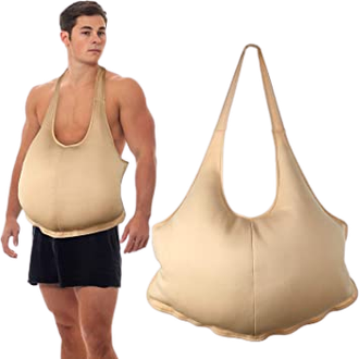 Package includes: comes with 1 pack belly stuffer for Santa costumes, full of cotton, lightweight for men who wants to cosplay Santa Claus