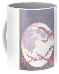 Sugarplum moon with blossoms mug