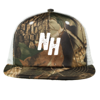 NH Camo Flatbill Snapback Hat 