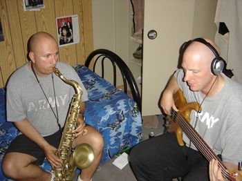 Jeff and Matt, jamming on " The Nothing"
