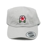 Pink Hibiscus Zaddy Hat (Stone)