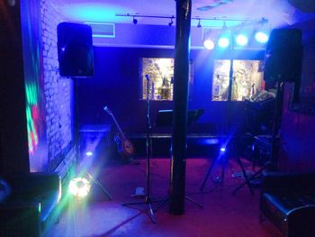 Ready to play for a 30th birthday party at Apotheca, Manchester.
