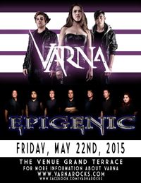 VARNA w/EPIGENIC at 'The Venue'!