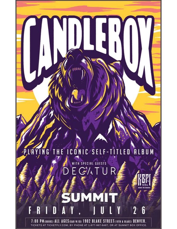 Decatur opens for CANDLEBOX!
