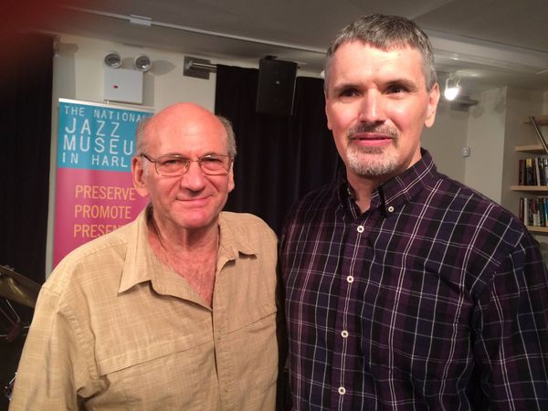 With David Liebman at the National Jazz Museum in Harlem, NYC on 23 June 2016. Photo taken by Mary Arden.