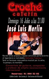 J.L. Merlin en el espectáculo homenaje a Atahualpa Yupanqui   "Guitarra, dímelo tu"
