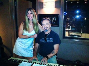 This guy! Jimmie Bones (Kid Rock Band) laying down some mad organ on my tracks.
